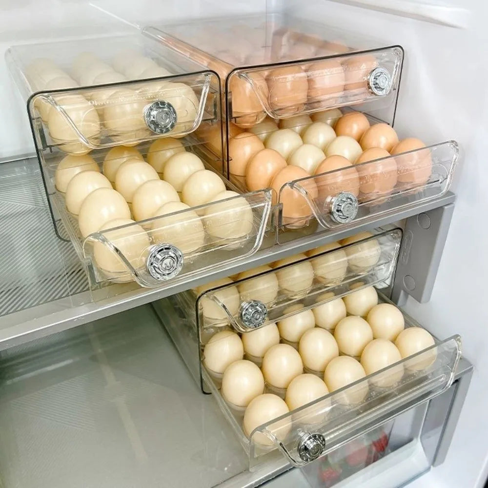 Clear Double Egg Organizer