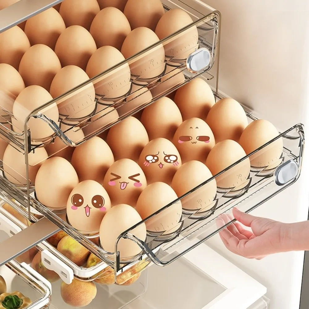 Clear Double Egg Organizer