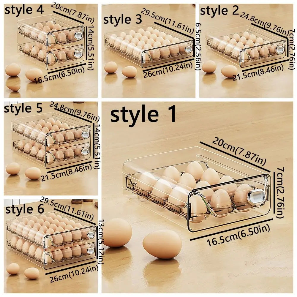 Clear Double Egg Organizer